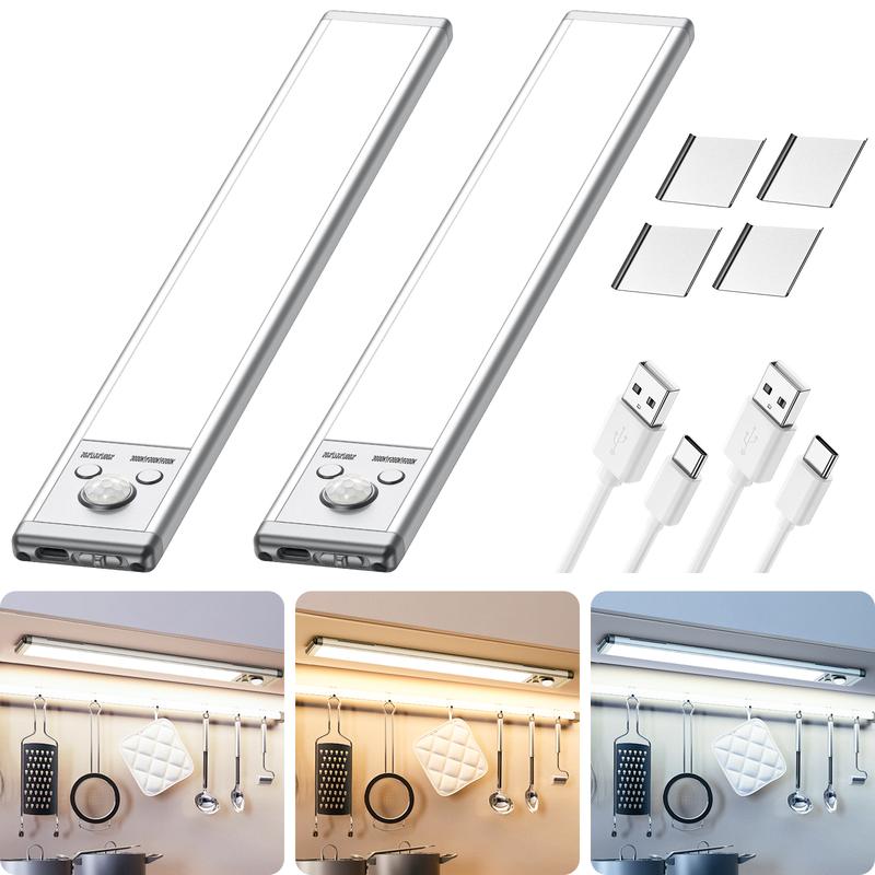 TAILEDEN Under Cabinet Lightsm,76LED Motion Sensor Night Light Indoor
