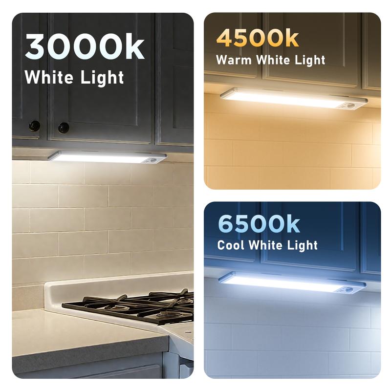 TAILEDEN Under Cabinet Lightsm,76LED Motion Sensor Night Light Indoor